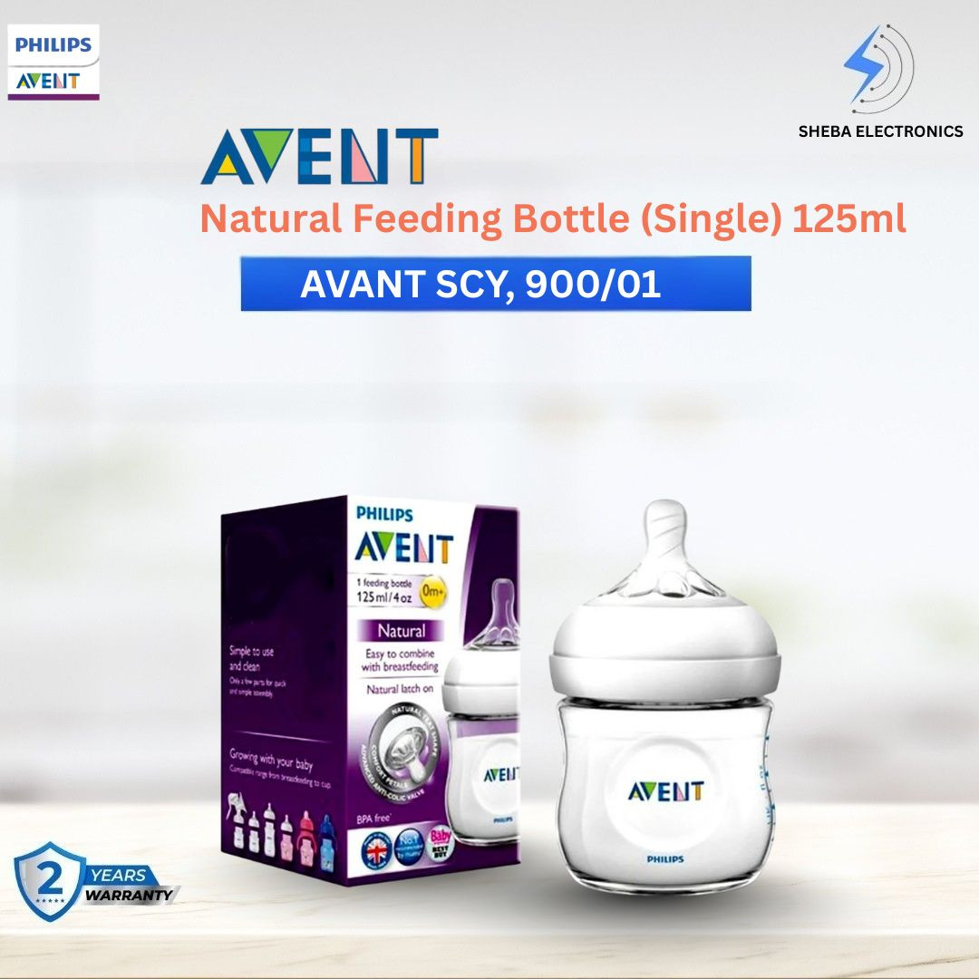 Philips Avent Natural Feeding Bottle (Single) 125ml 900/01