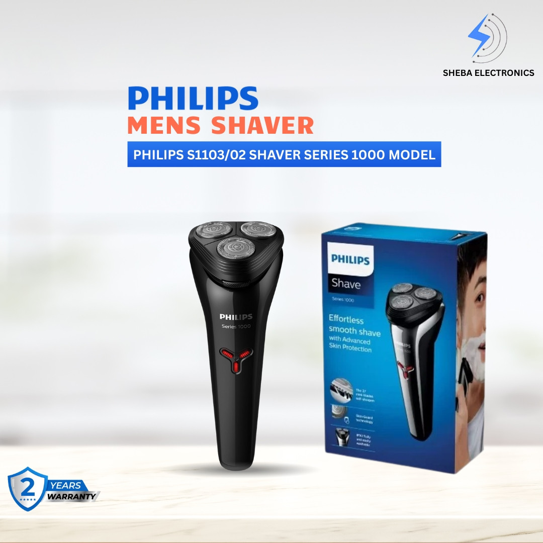 Philips S1103/02 Shaver Series 1000 – Effortless Smooth Shave with Advanced Skin Protection