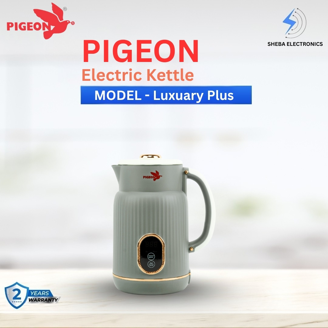 Pigeon Luxuary Plus - Model PG-04 Electric Kettle  Stainless Steel 1.8 Ltr