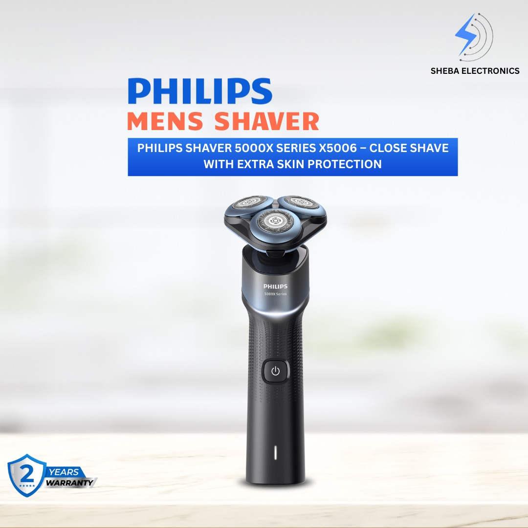 Philips Shaver 5000X Series X5006 – Close Shave with Extra Skin Protection