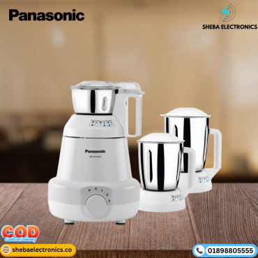 Panasonic MX-GC3550 Mixer Grinder – 900 Watts (White) Powerful Performance, Elegant Design