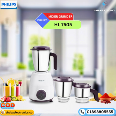 Philips  Mixer Grinder HL7505/00 500 Watt (3 Jar)