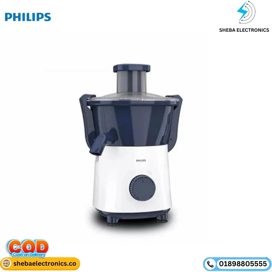 Philips  Juicer HL7566/00, 500 Watts (Deep Azure)