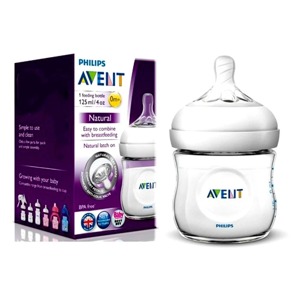 Philips Avent Natural Feeding Bottle (Single) 125ml 900/01